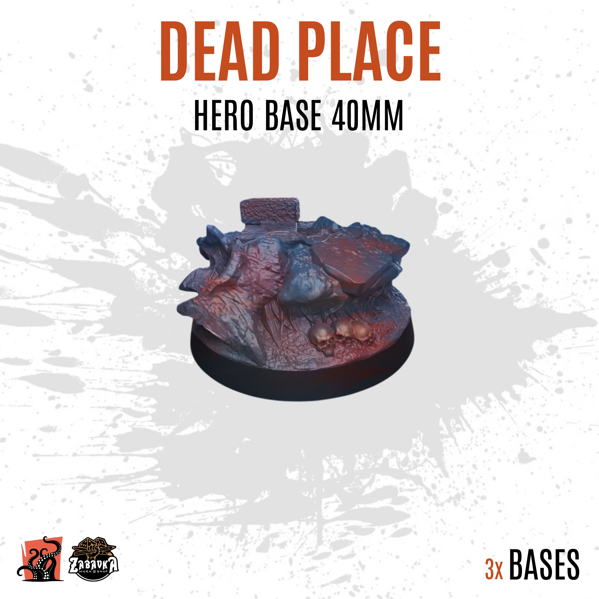 Dead Place - 40mm hero base (1ud)