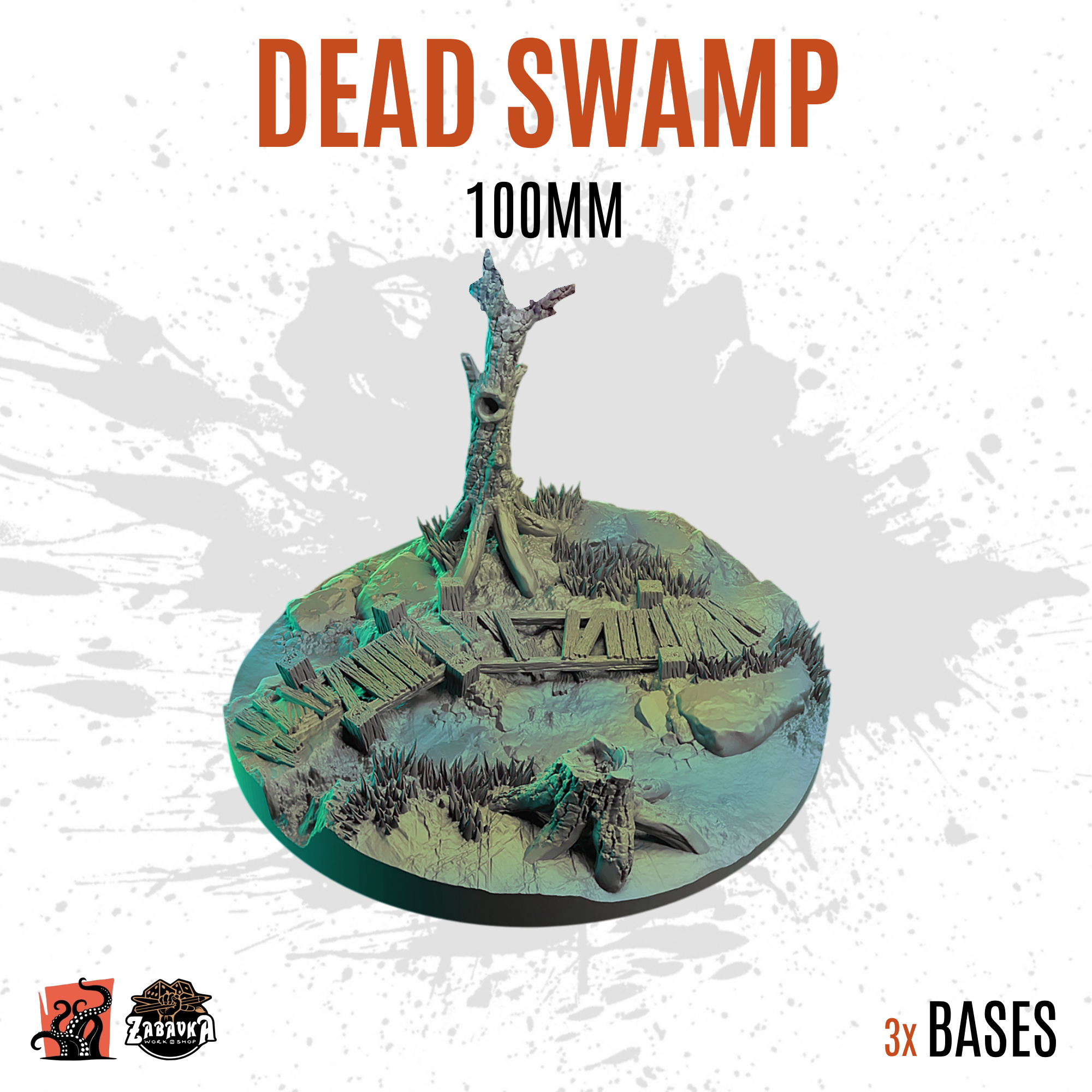 Dead Swamp - 100mm base (1ud)