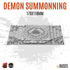 Demon Summoning - 170x110mm square base (1ud)
