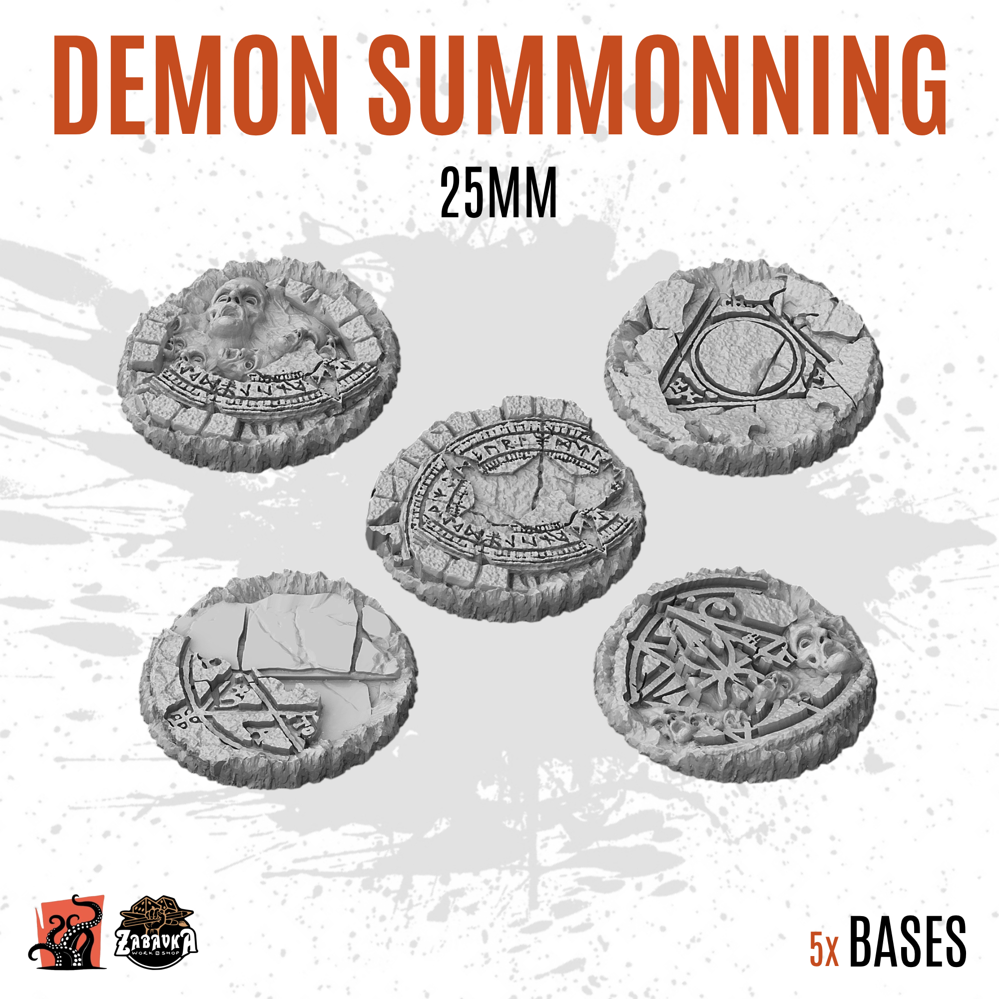 Demon Summoning - 25mm base (5uds)