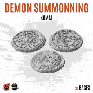 Demon Summoning - 40mm base (3uds)