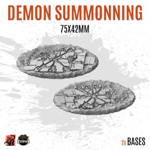 Demon Summoning - 75x42mm oval base (2uds)