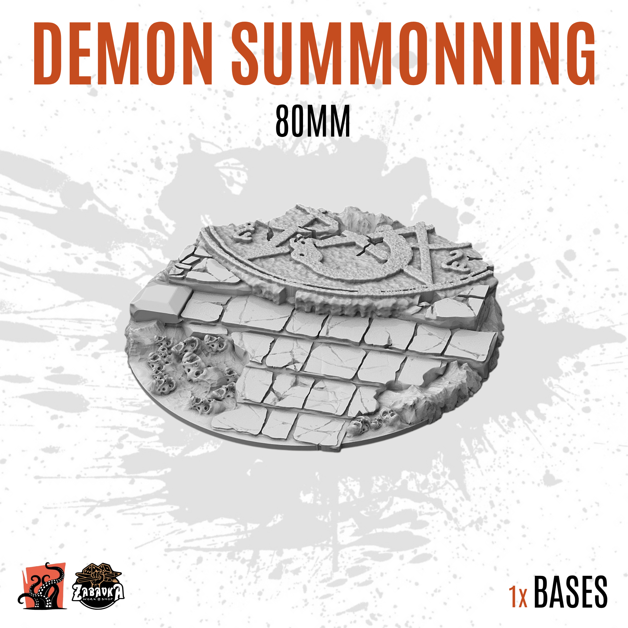 Demon Summoning - 80mm base (1ud)