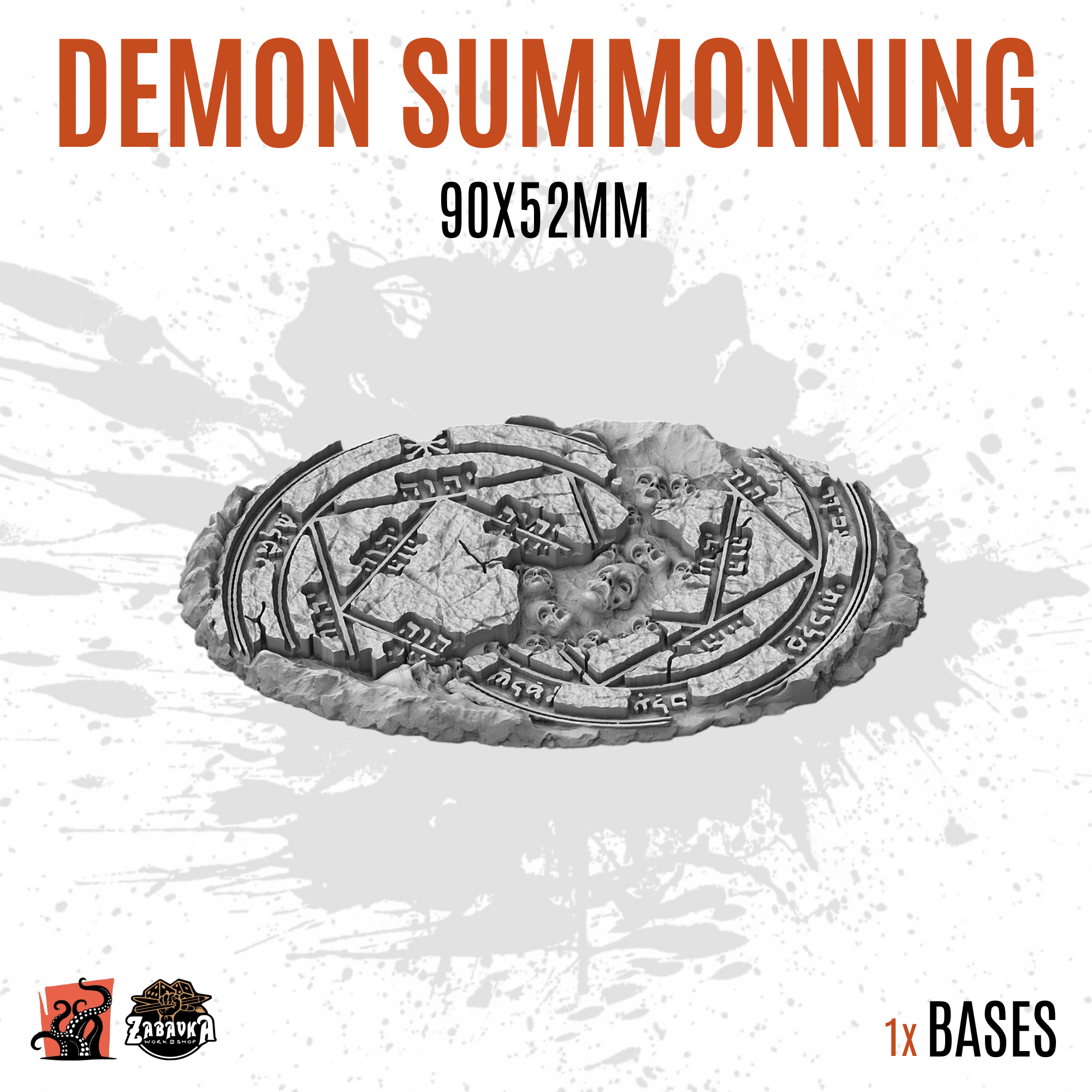 Demon Summoning - 90x52mm oval base (1ud)