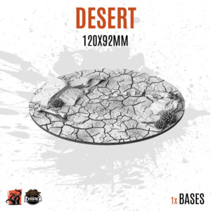 Desert - 120x92mm oval base (1ud)