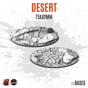 Desert - 75x42mm oval base (2uds)