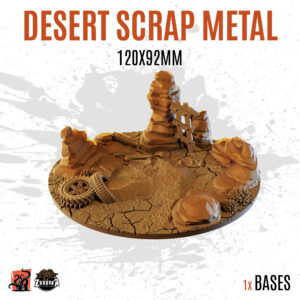 Desert Scrap Metal - 120x92mm oval base (1ud)