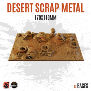 Desert Scrap Metal - 170x110mm square base (1ud)