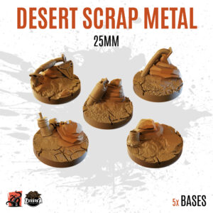 Desert Scrap Metal - 25mm base (5uds)
