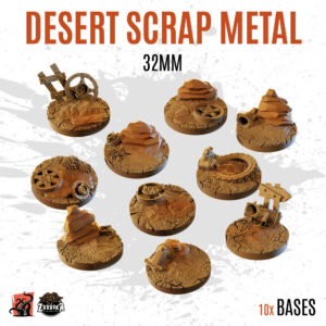 Desert Scrap Metal - 32mm base (10uds)