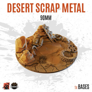 Desert Scrap Metal - 90mm base (1ud)