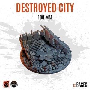 Destroyed City - 100mm base (1ud)