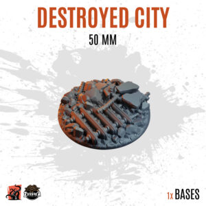 Destroyed City - 50mm base (1ud)