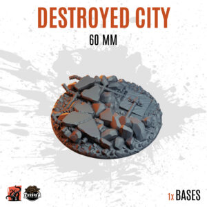 Destroyed City - 60mm base (1ud)