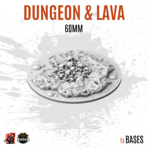 Dungeon & Lava - 60mm base (1ud)