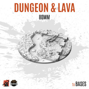 Dungeon & Lava - 80mm base (1ud)