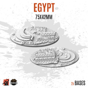 Egypt - 75x42mm oval base (2uds)