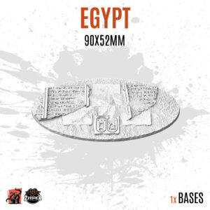Egypt - 90x52mm oval base (1ud)