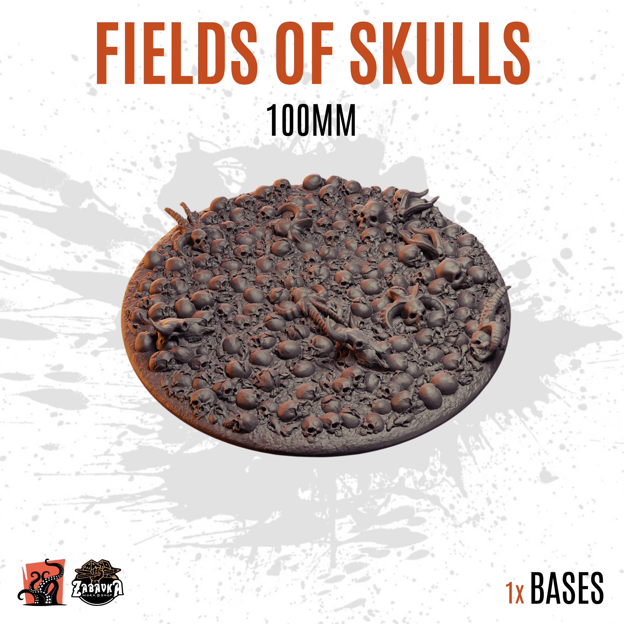 Fields of Skulls - 100mm base (1ud)