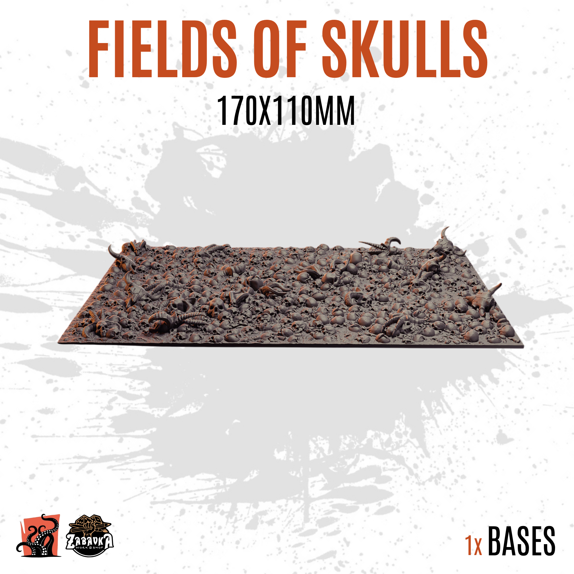 Fields of Skulls - 170x110mm square base (1ud)
