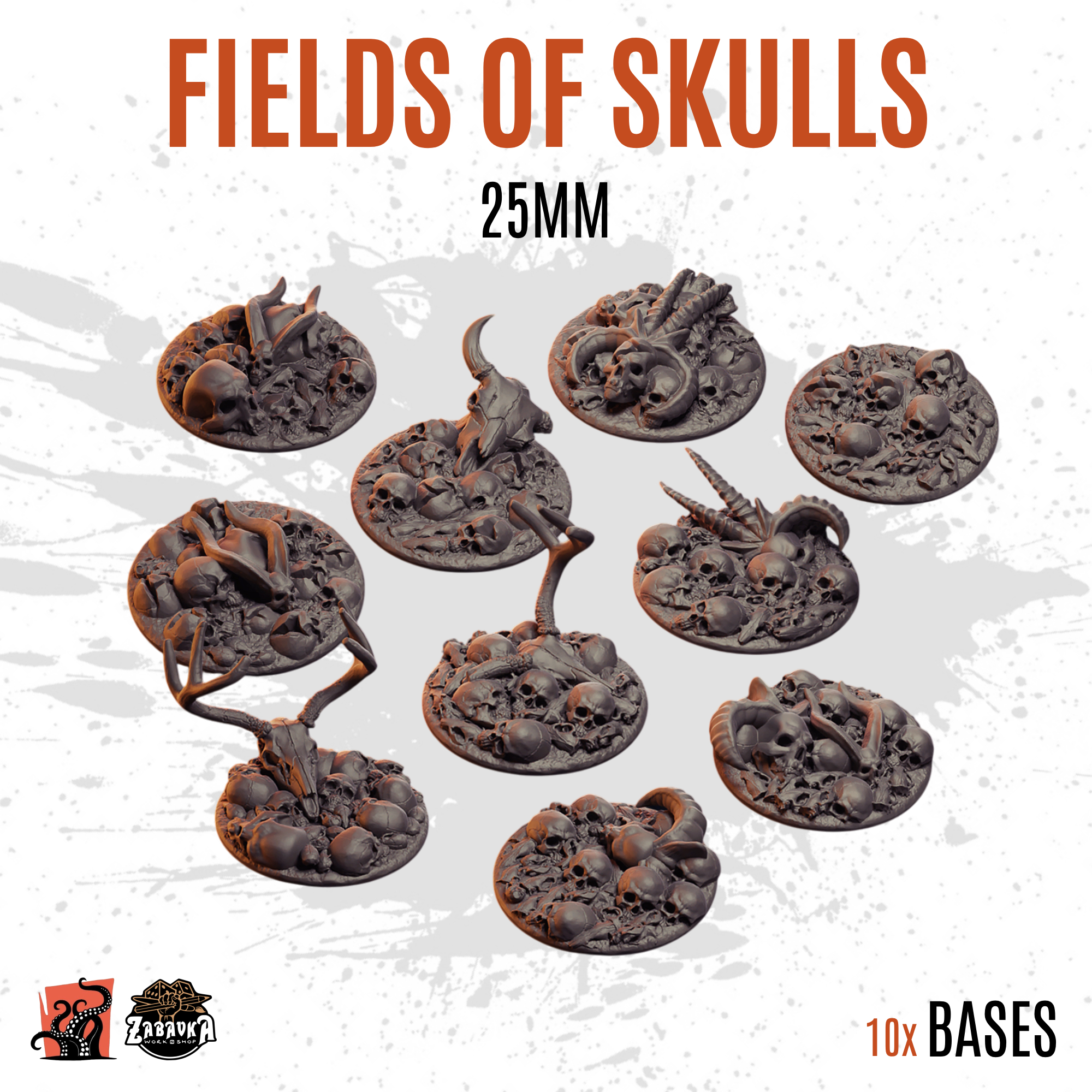 Fields of Skulls - 25mm base (10uds)