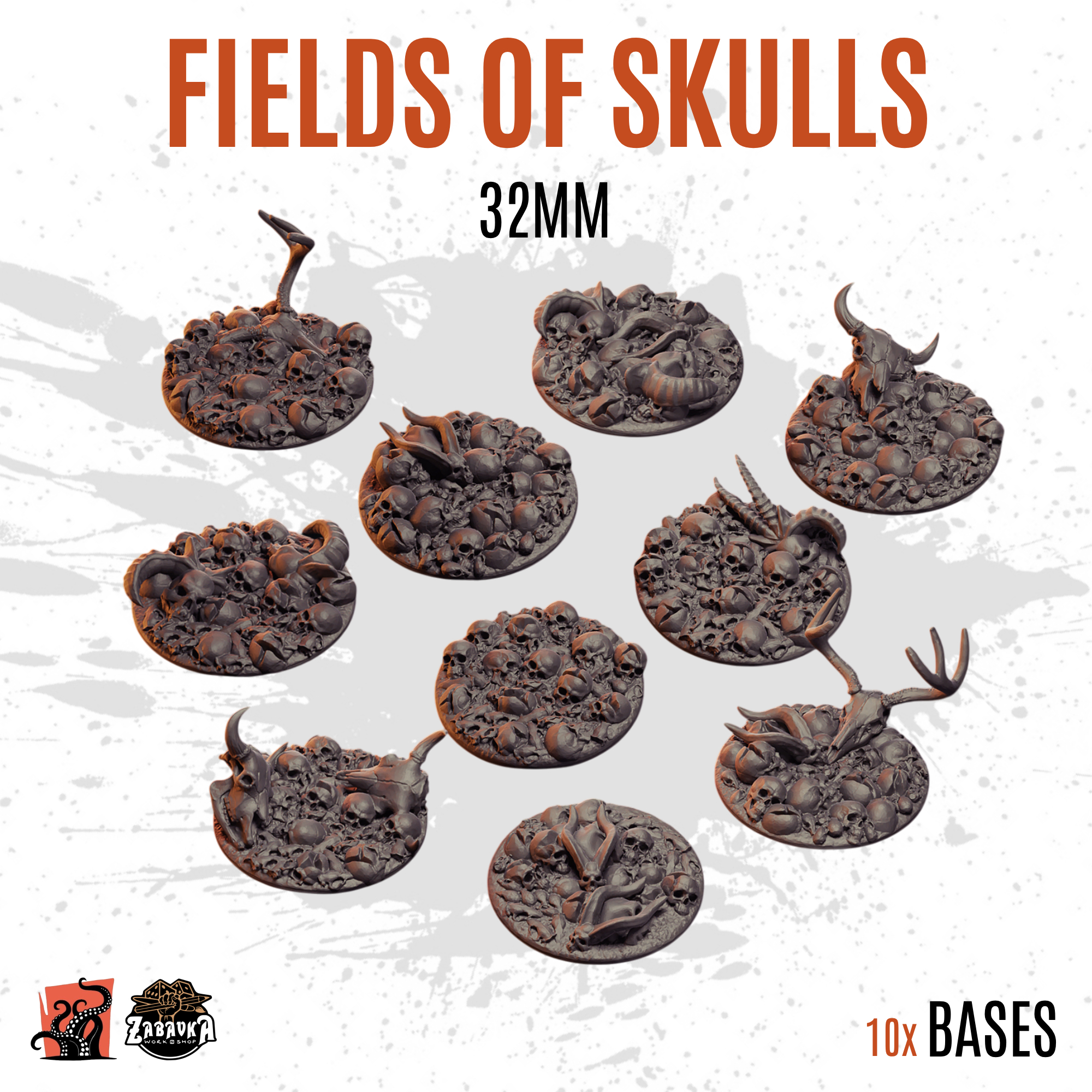 Fields of Skulls - 32mm base (10uds)