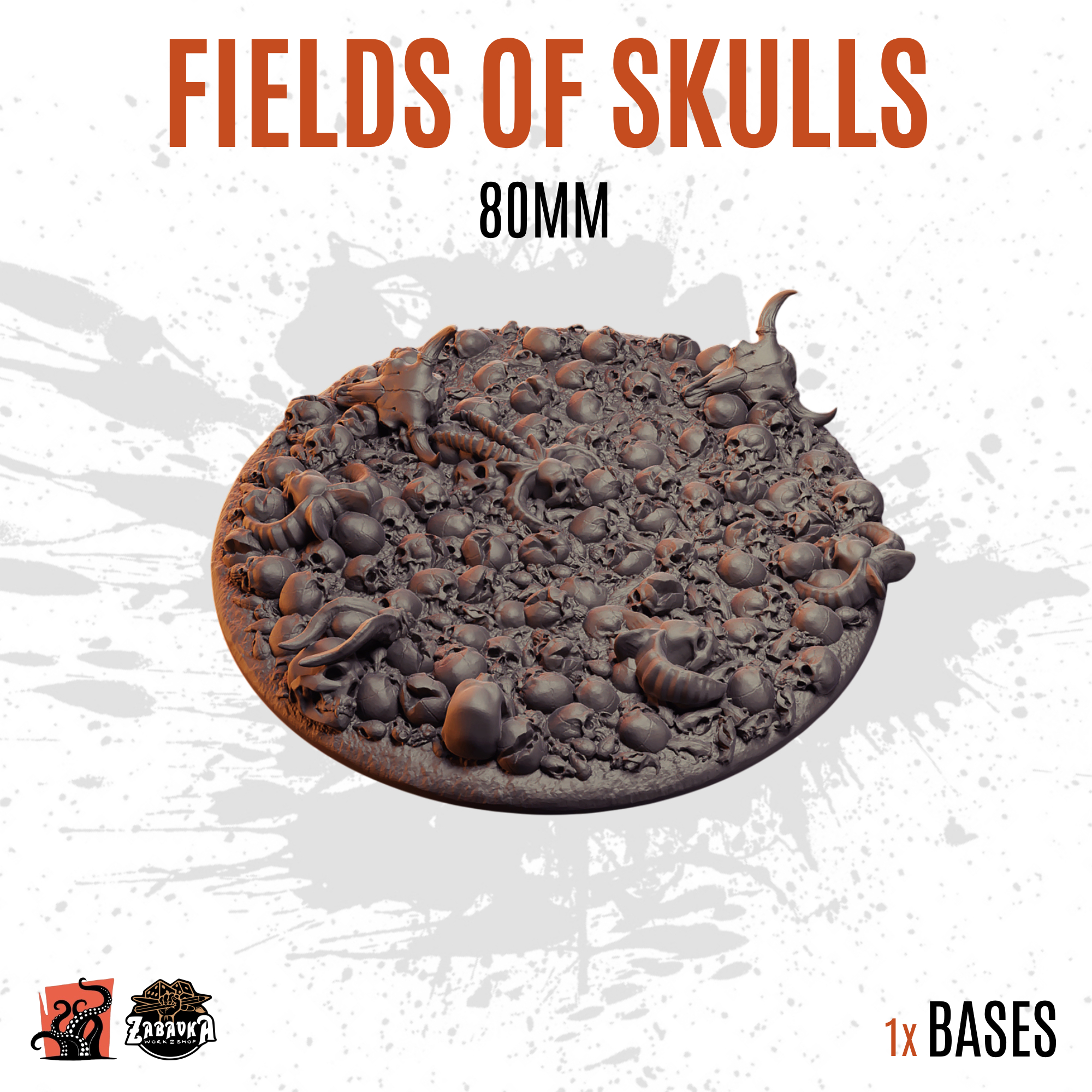 Fields of Skulls - 80mm base (1ud)