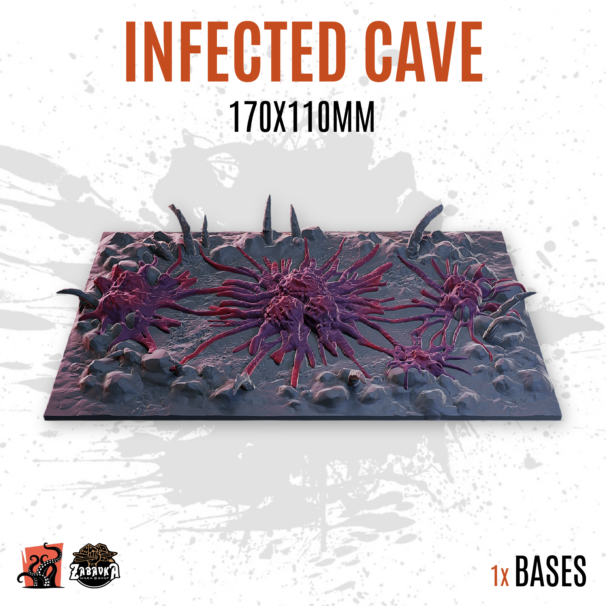 Infected Cave - 170x110mm square base (1ud)