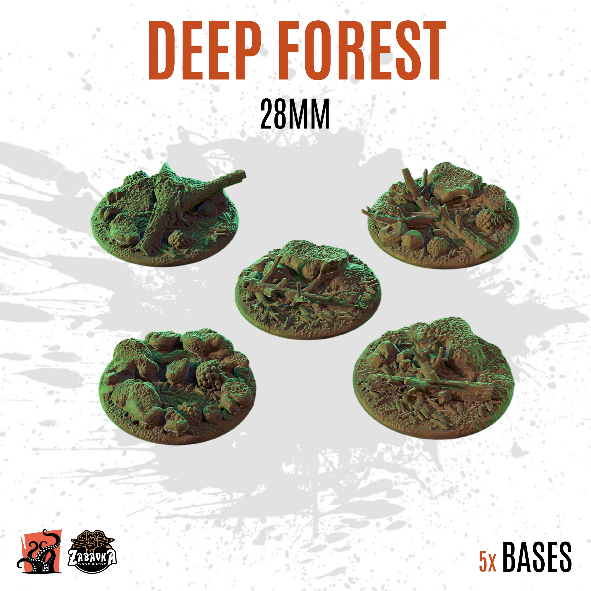 Deep Forest - 28mm base (5uds)