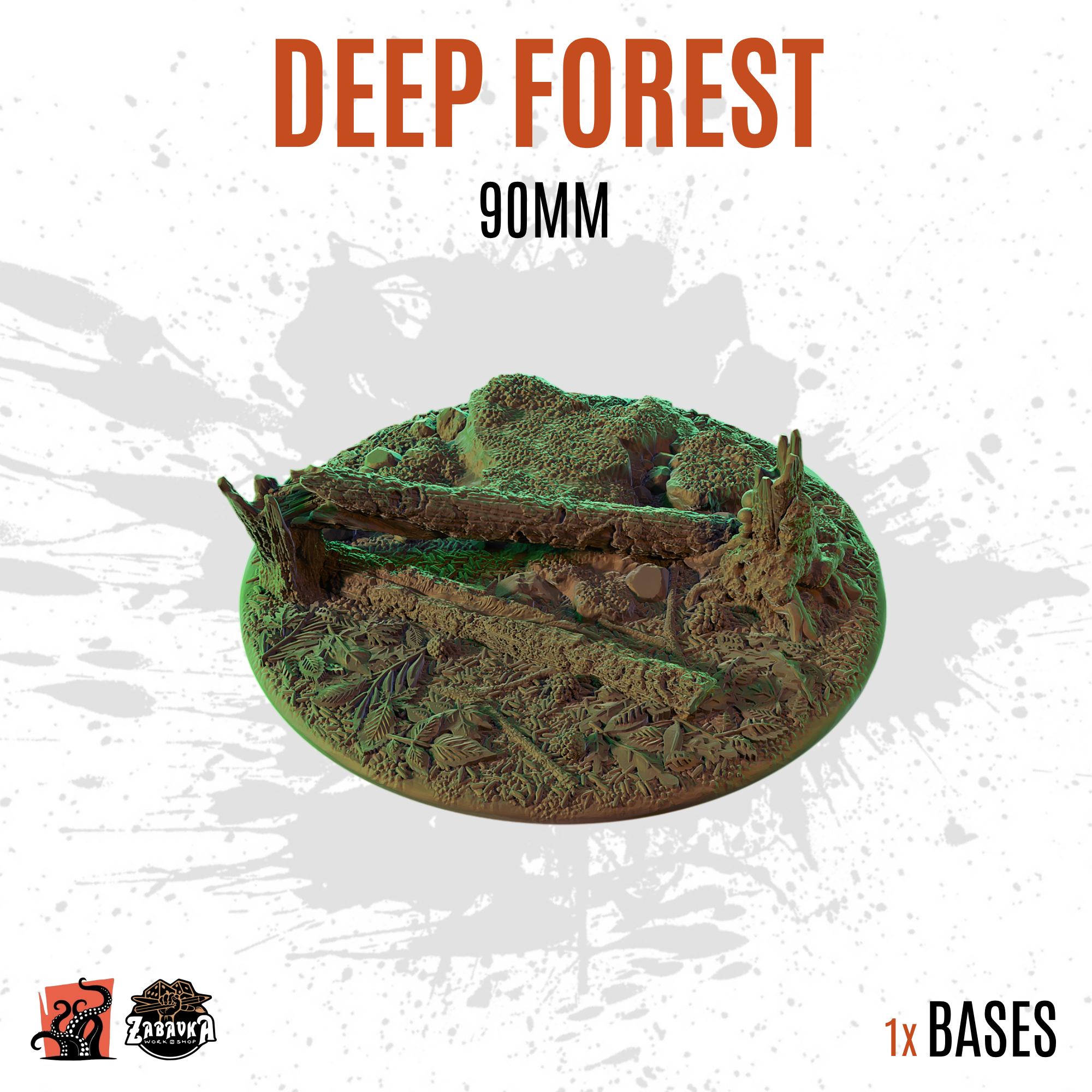 Deep Forest - 90mm base (1ud)