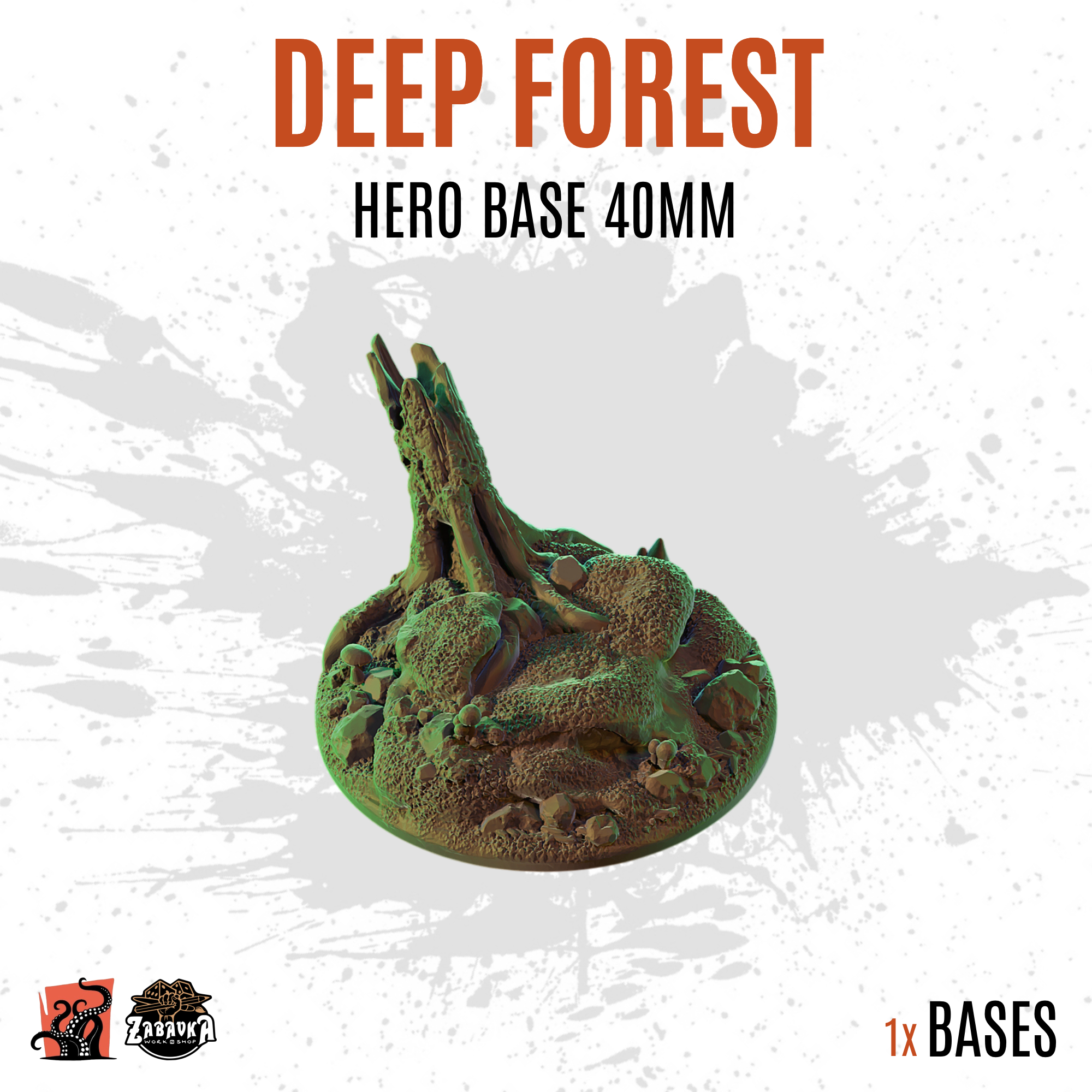 Deep Forest - 40mm hero base (1ud)