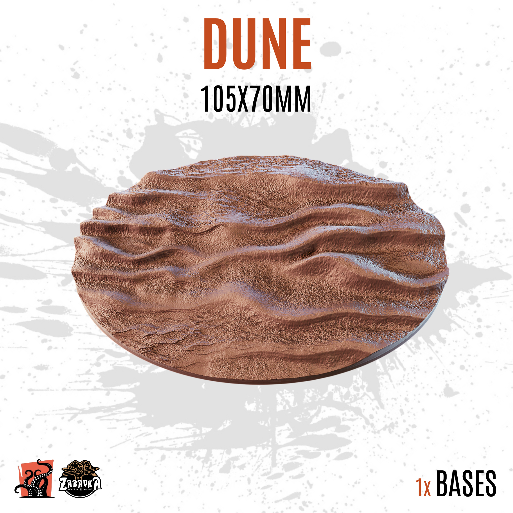 Dune - 105x70mm oval base (1ud)