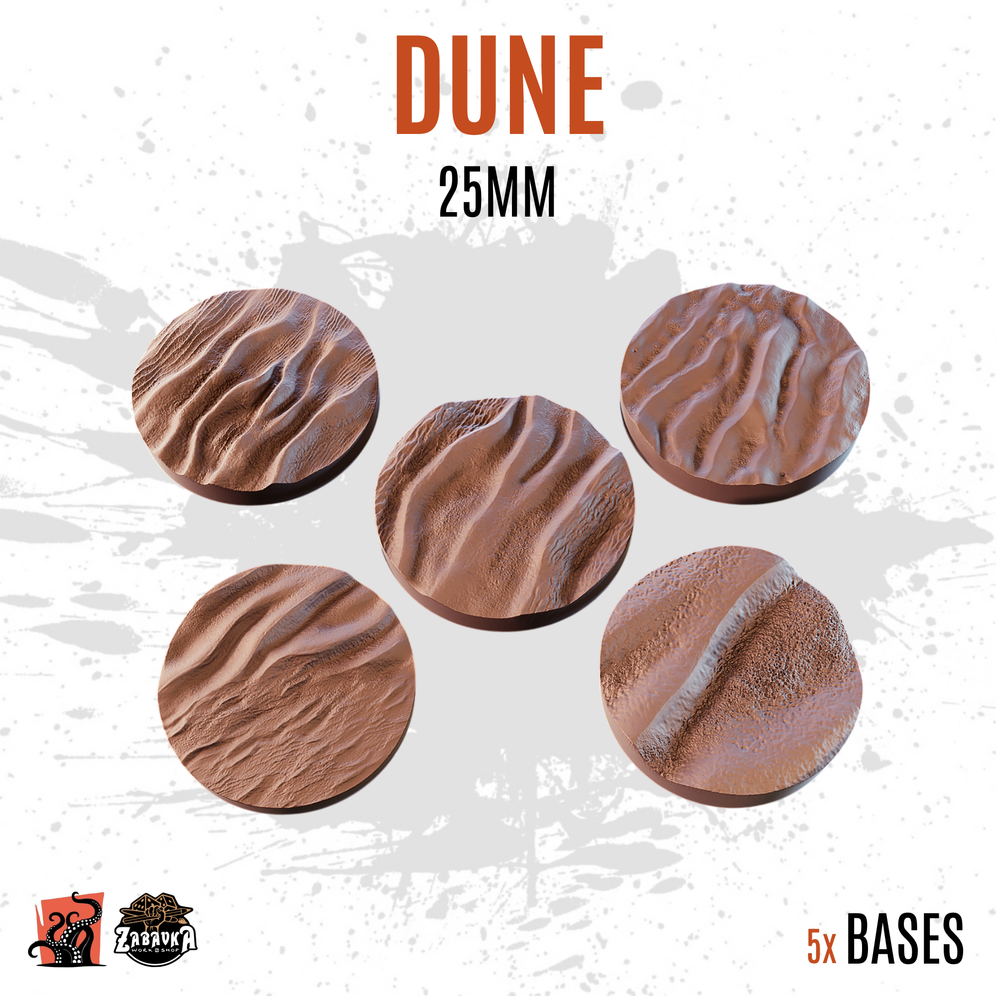 Dune - 25mm base (5uds) V2