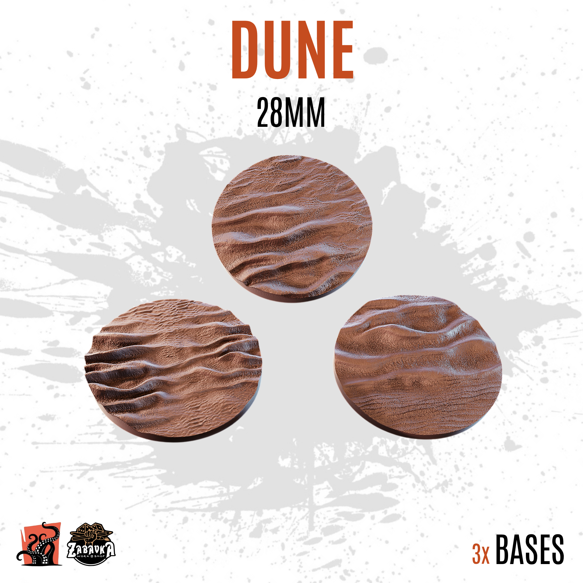 Dune - 28mm base (3uds)