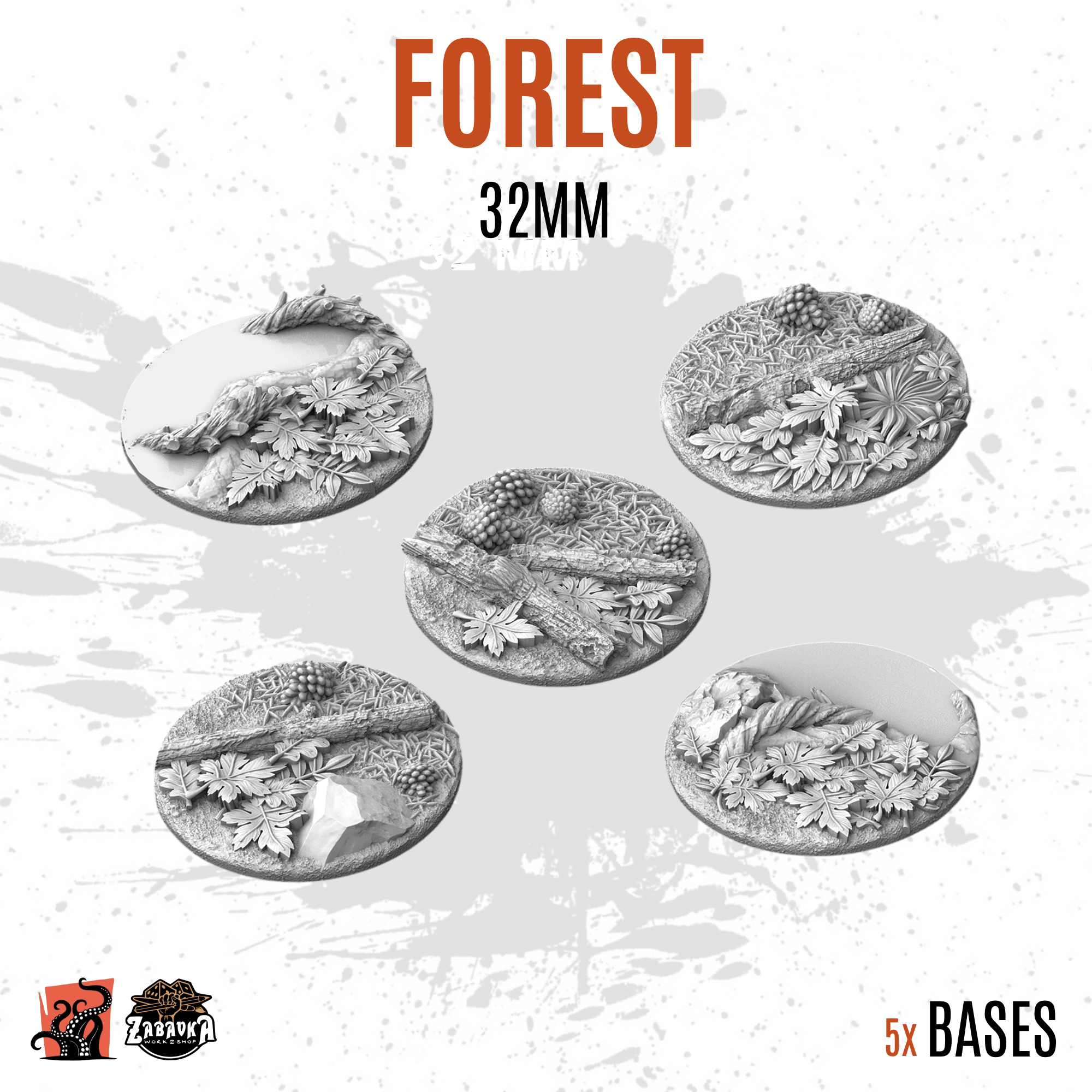Forest - 32mm base (5uds)