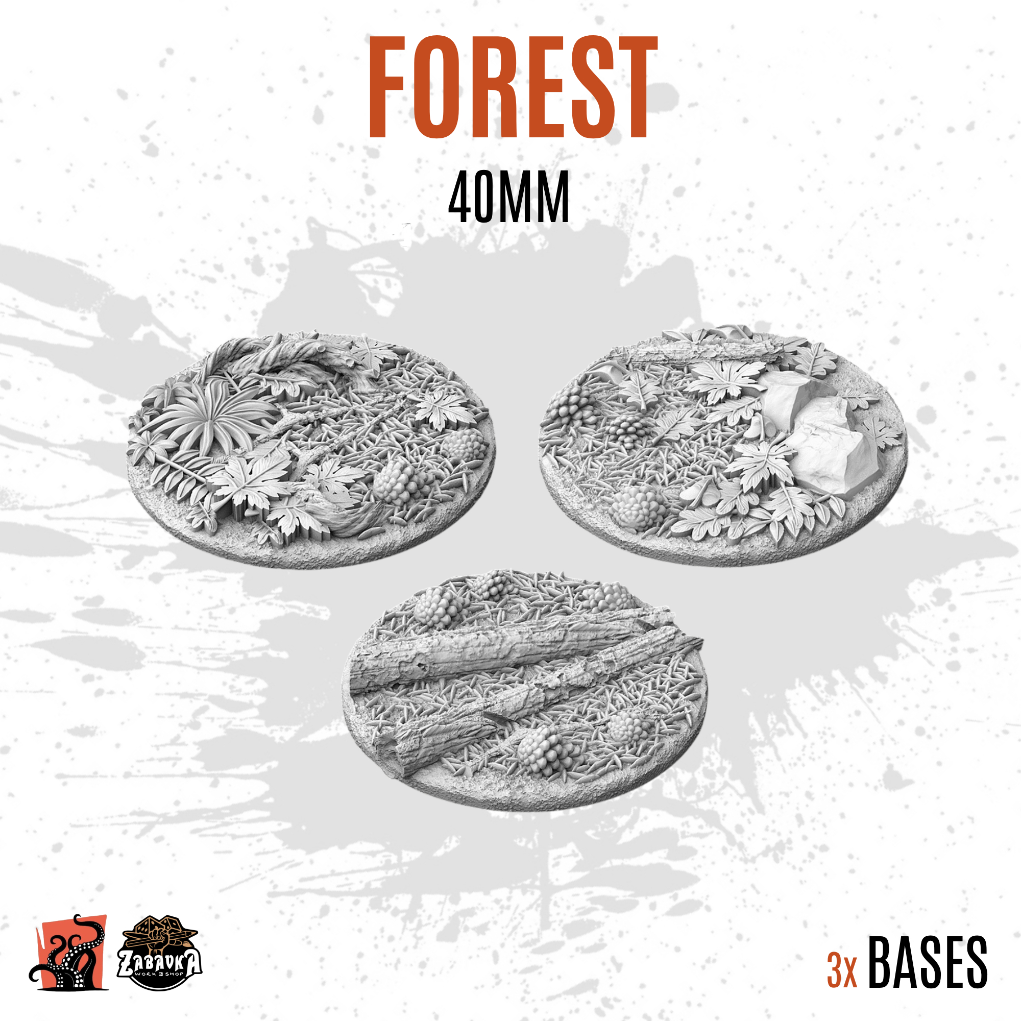 Forest - 40mm base (3uds)