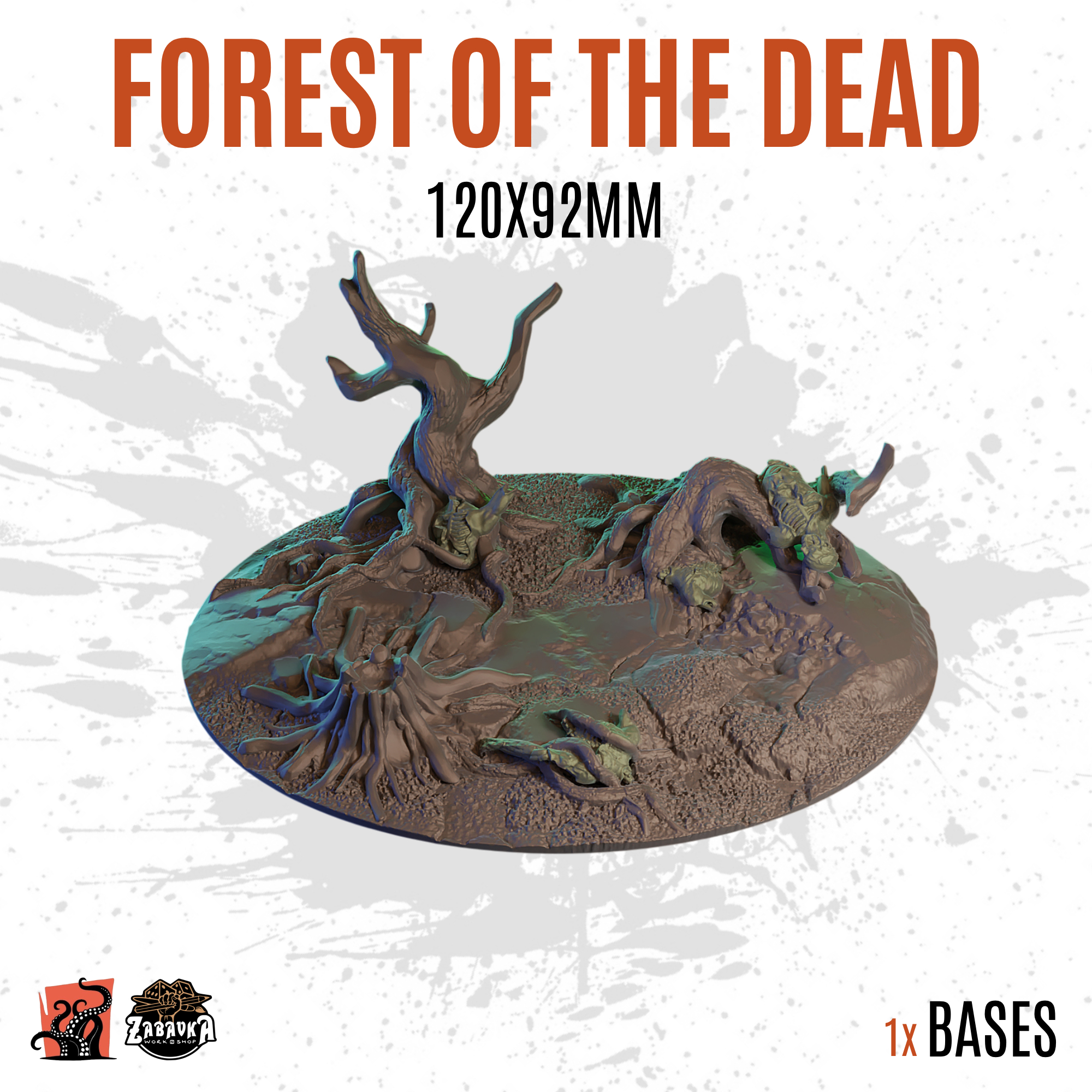 Forest of the Dead - 120x92mm oval base (1ud)