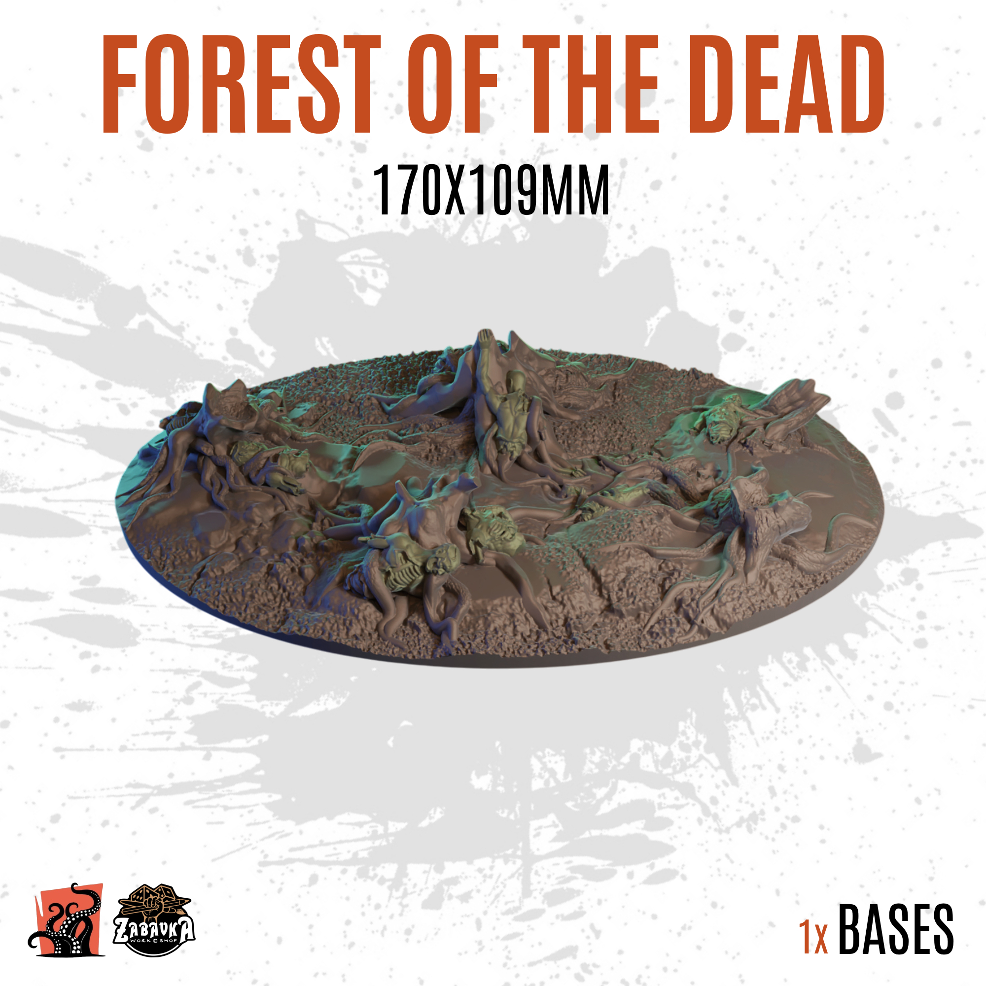 Forest of the Dead - 170x109mm oval base (1ud)