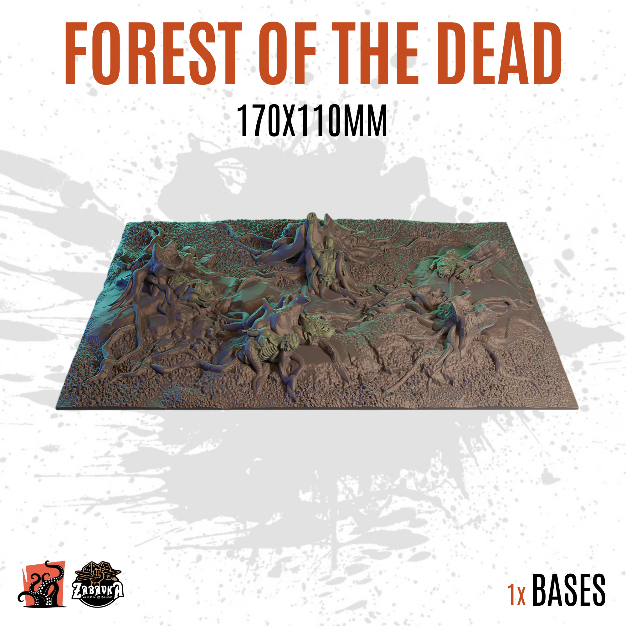 Forest of the Dead - 170x110mm square base (1ud)