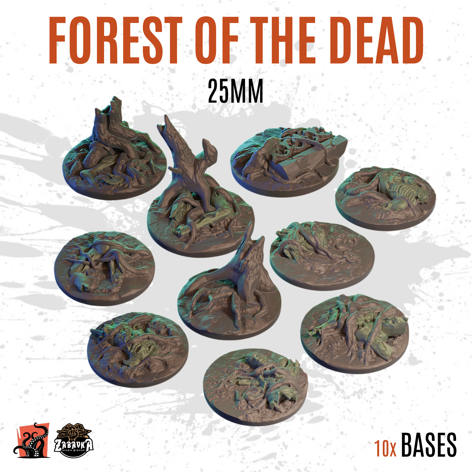 Forest of the Dead - 25mm base (10uds)