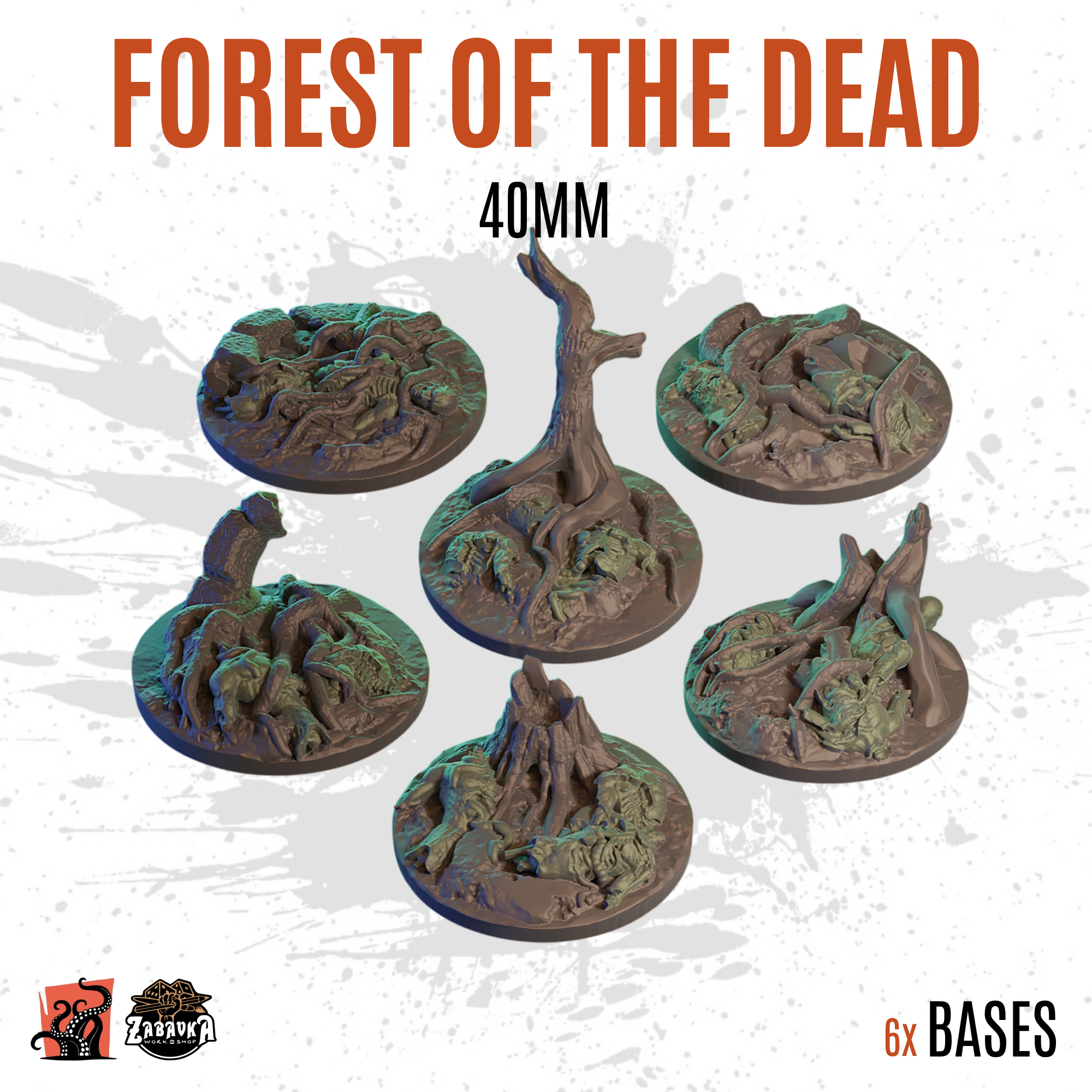 Forest of the Dead - 40mm base (6uds)
