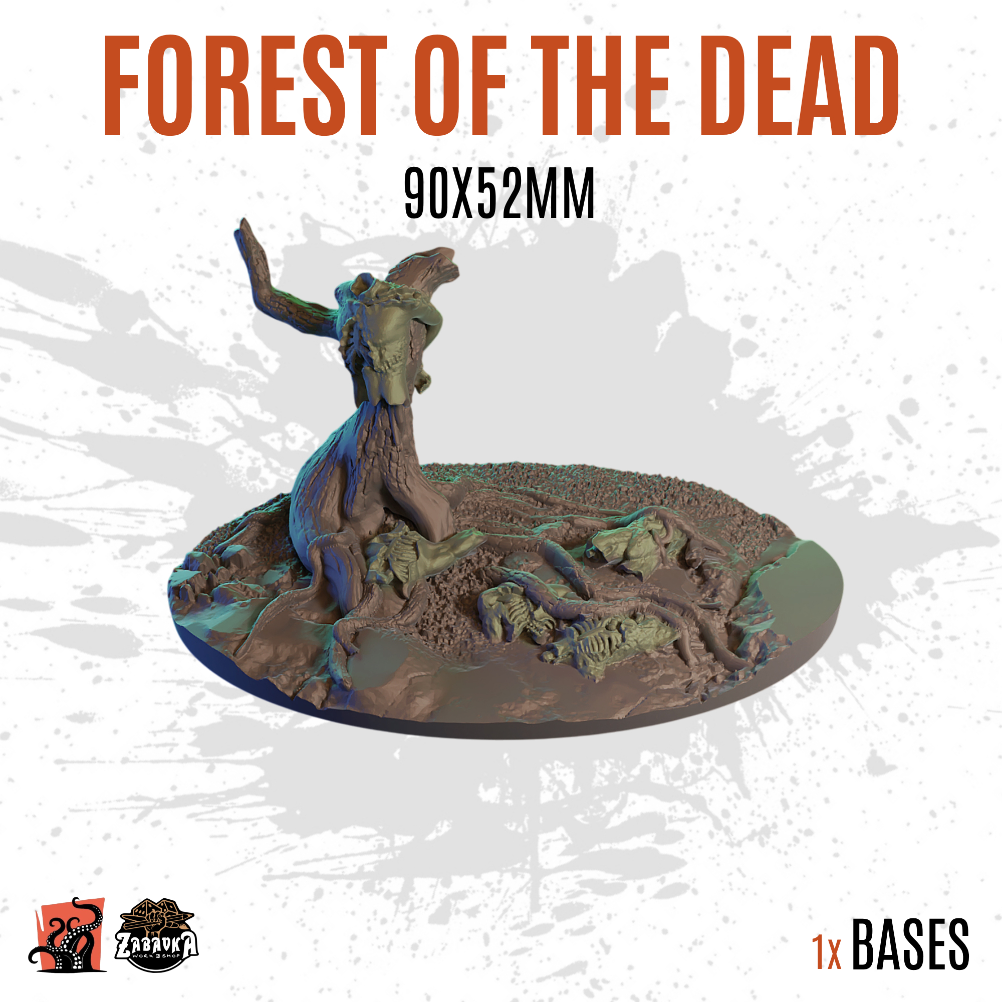 Forest of the Dead - 90x52mm oval base (1ud)