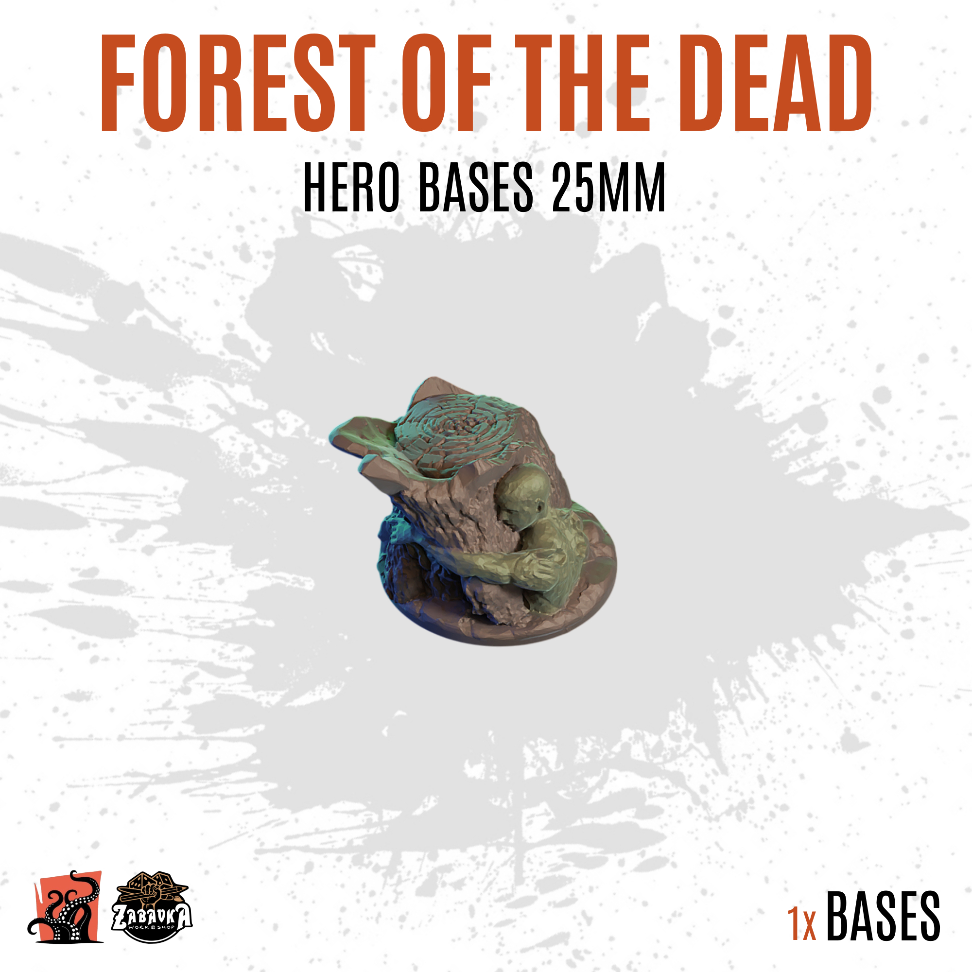 Forest of the Dead - 25mm hero base (1ud)