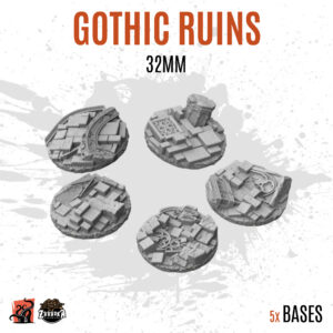 Gothic Ruins - 32mm base (5uds)