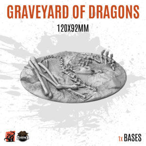 Graveyard of Dragons - 120x92mm oval base (1ud)