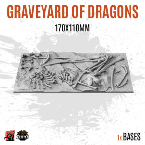Graveyard of Dragons - 170x110mm square base (1ud)