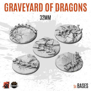 Graveyard of Dragons - 32mm base (5uds)