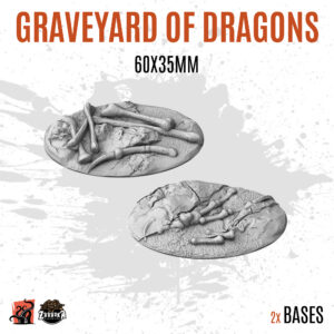 Graveyard of Dragons - 60x35mm oval base (2uds)