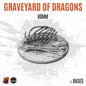 Graveyard of Dragons - 80mm base (1ud)