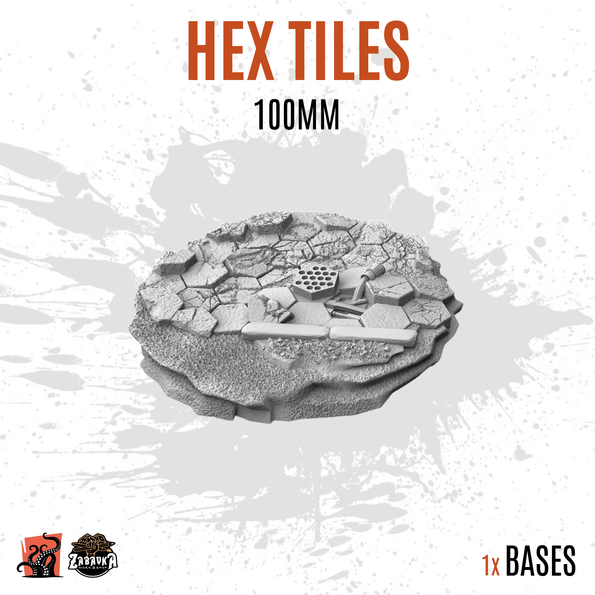 Hex Tiles - 100mm base (1ud)
